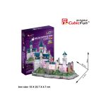 Cubic Fun - Puzzle 3D Led Castelul Neuschwanstein 128 Piese - imagine 3