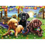 Puzzle Catei La Picnic, 100 Piese - imagine 2