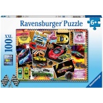 Puzzle Masini De Curse, 100 Piese