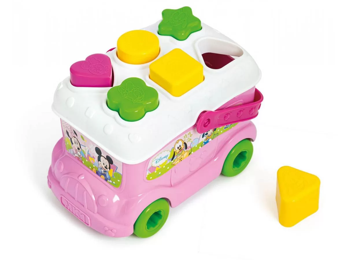Autobuz De Sortat Forme Minnie Disney Baby Clementoni - Autobuz De Sortat Forme Minnie - imagine 1