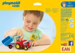 Playmobil - 1.2.3 Tractor Cu Remorca - imagine 3