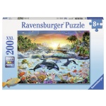 Puzzle Paradisul Delfinilor, 200 Piese