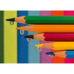 Puzzle Creioane Colorate, 1000 Piese - imagine 2
