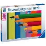 Puzzle Creioane Colorate, 1000 Piese - imagine 3