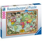 Puzzle Harta Lumii, 1000 Piese - imagine 3