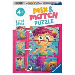 Puzzle Mix&Match Sirene Si Monstri, 3X24 Piese - imagine 2