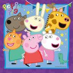 Puzzle Peppa Pig, 3X49 Piese - imagine 2