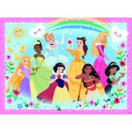 Puzzle Printesele Disney, 100 Piese Glitter - imagine 2
