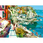 Puzzle Romantism In Cinque Terre, 1500 Piese - imagine 2