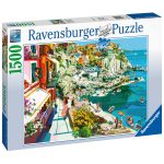 Puzzle Romantism In Cinque Terre, 1500 Piese - imagine 3