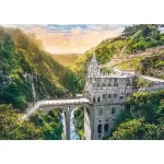 Trefl - Puzzle Trefl 1000 Sanctuarul Las Lajas Columbia - imagine 2