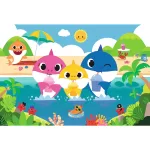 Trefl - Puzzle Trefl 60 Baby Shark - Familia In Vacanta - imagine 2