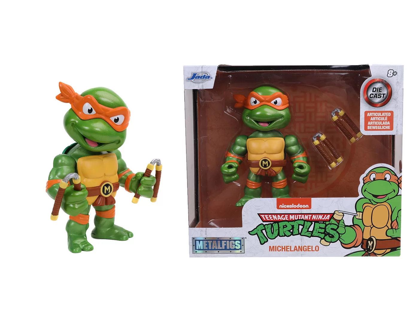 FIGURINA METALICA TESTOASELE NINJA MICHELANGELO 253283002