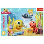 Trefl - Puzzle Trefl 24 Maxi Pestisorii Fericiti - imagine 3