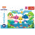 Trefl - Puzzle Trefl 60 Baby Shark - Familia In Vacanta - imagine 3