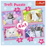 Trefl - Puzzle Trefl 4In1 Pisicutele Dragalase - imagine 6