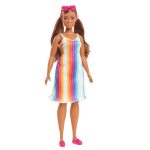 Mattel - Barbie Travel Papusa Barbie Aniversare 50 De Ani Malibu Satena - imagine 2