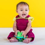 Bright Starts - Jucarie zornaitoare Oball Broscuta vesela - imagine 4