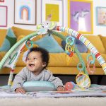 Bright Starts - Salteluta de activitati 5 in 1 Gym & Ball Pit Totally Tropical - imagine 3