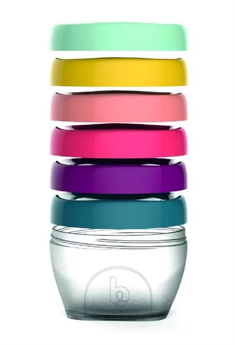 Babymoov - Set 6 recipiente pentru pastrarea hranei Babymoov - Set 6 recipiente pentru pastrarea hranei, 180 ml - imagine 1