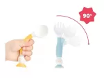 Badabulle - Set lingurita si furculita flexibile - imagine 2