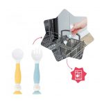 Badabulle - Set lingurita si furculita flexibile - imagine 4