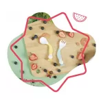 Badabulle - Set lingurita si furculita flexibile - imagine 6