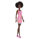 Mattel - Papusa Barbie Creola Cu Par Afro Si Cu Rochita Roz