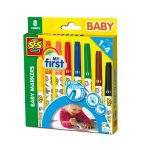 MY FIRST MARKERE PENTRU COPII 8 CULORI-00299-Ses Creative-8710341002992