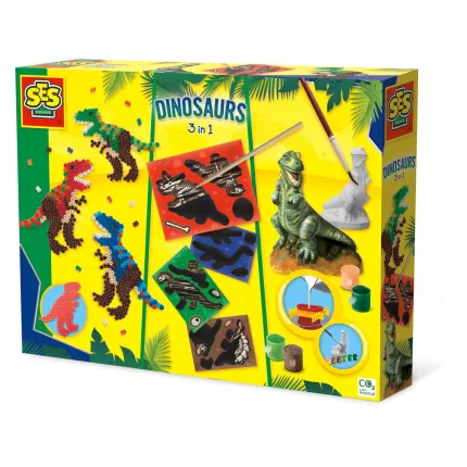 DINOZAURI- 3 IN 1-01409-Ses Creative-8710341014094