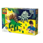 SET CREATIV- DINOZAUR DIN LEMN FOTOLUMINESCENT-14209-Ses Creative-8710341142094