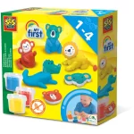 MY FIRST- ANIMALE DIN PLASTILINA-14434-Ses Creative-8710341144340