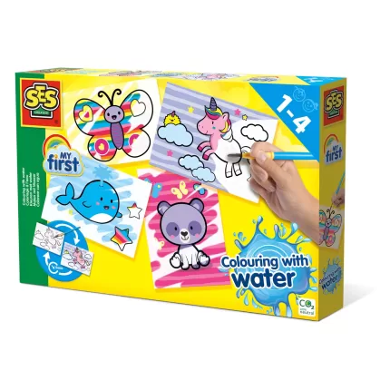 MY FIRST- COLOREAZA CU APA ANIMALE FANTASY-14454-Ses Creative-8710341144548