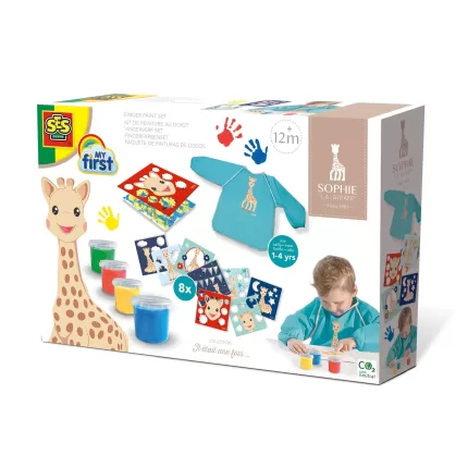 GIRAFA SOPHIE- SET PICTURA CU DEGETELE-14494-Ses Creative-8710341144944