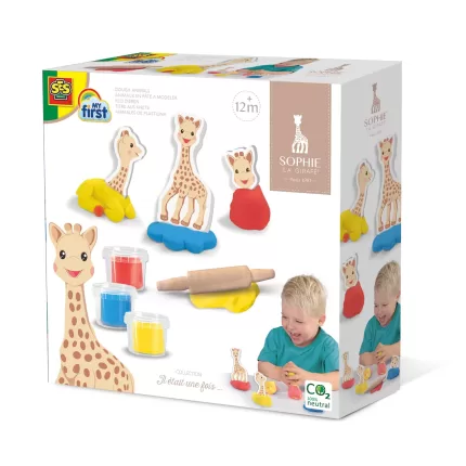 GIRAFA SOPHIE- ANIMALE DIN PLASTILINA-14496-Ses Creative-8710341144968