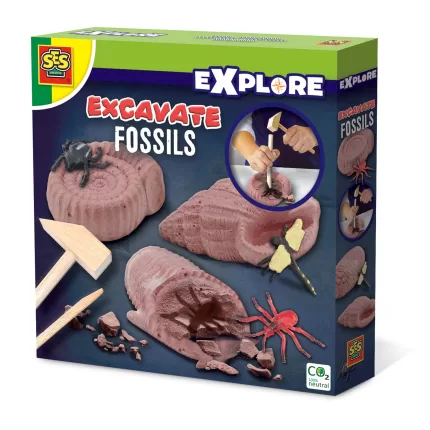 EXPLOREAZA- EXCAVATI FOSILE-25066-Ses Creative-8710341250669
