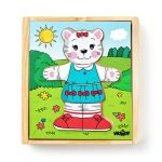 PUZZLE- PISICA DE IMBRACAT-90019-Woodyland-8591864900190