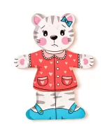 Woodyland - PUZZLE- PISICA DE IMBRACAT - imagine 4