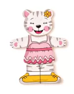 Woodyland - PUZZLE- PISICA DE IMBRACAT - imagine 5