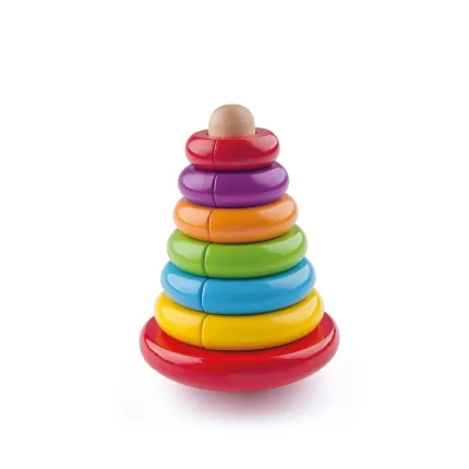 PIRAMIDA DE STIVUIRE DIN LEMN- MAGNETICA-90674-Woodyland-8591864906741