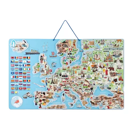 HARTA MAGNETICA A EUROPEI