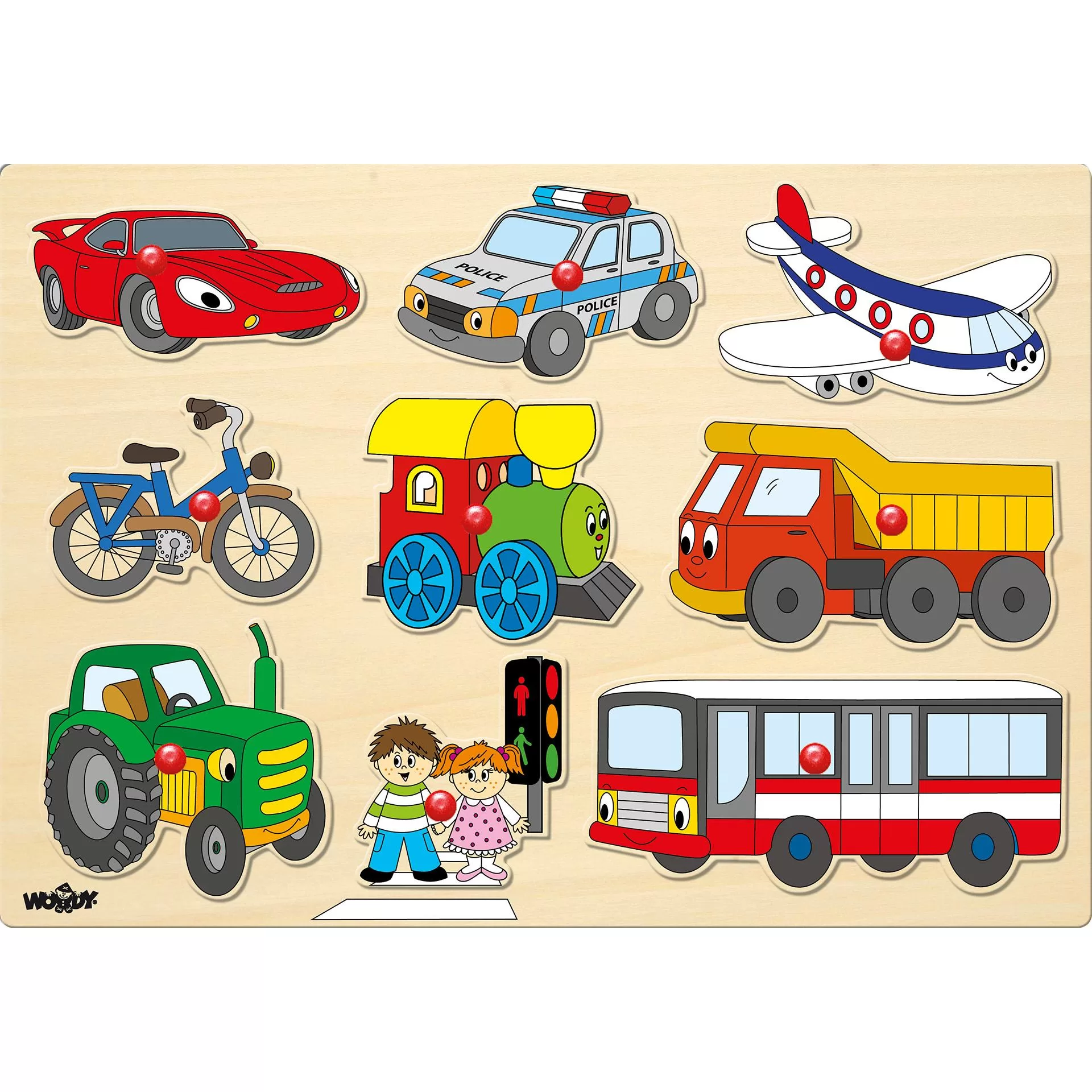 PUZZLE INCASTRU DIN LEMN- MIJLOACE DE TRANSPORT PUZZLE INCASTRU DIN LEMN- MIJLOACE DE TRANSPORT-91906-Woodyland-8591864919062