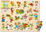 Woodyland - PUZZLE MARE CU BUTONI - imagine 2