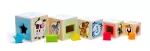Woodyland - PIRAMIDA DE STIVUIRE CU ANIMALE- 5 PIESE - imagine 3