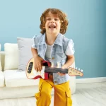 Hape - UKULELE (CHITARA) ROSU- INVATA SA CANTI CU LUMINI - imagine 3
