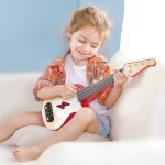 Hape - UKULELE (CHITARA) ROSU- INVATA SA CANTI CU LUMINI - imagine 4