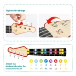 Hape - UKULELE (CHITARA) ROSU- INVATA SA CANTI CU LUMINI - imagine 5