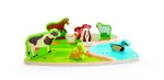 Hape - PUZZLE SI JOC- ANIMALE DE LA FERMA - imagine 3