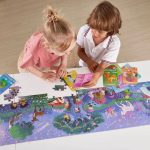 Hape - PUZZLE CU ZANE- FOTOLUMINESCENT - imagine 2