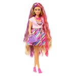 Mattel - Barbie Totally Hair Papusa Barbie Satena - imagine 9